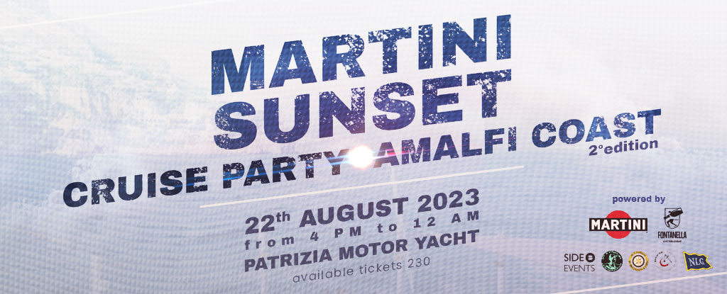 Martini Sunset Cruise Party 2023 Amalfi Coast